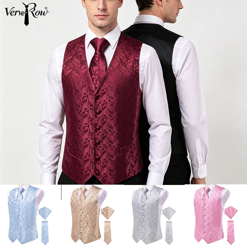 Men'S Formal Wear Ties - سترة بدلة رجالية من VerveRow باللون