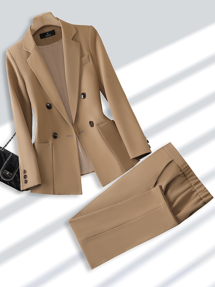 Men Formal Wear Summer - بليزر وبنطال يناسب المرأة ، بدلة