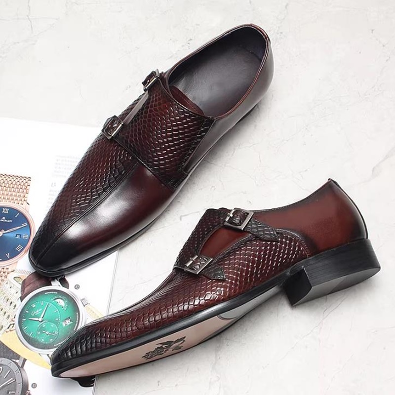 Scale - Men Formals & Ethnic Wear - أحذية رجالية رسمية بنمط بريطاني ونقشة