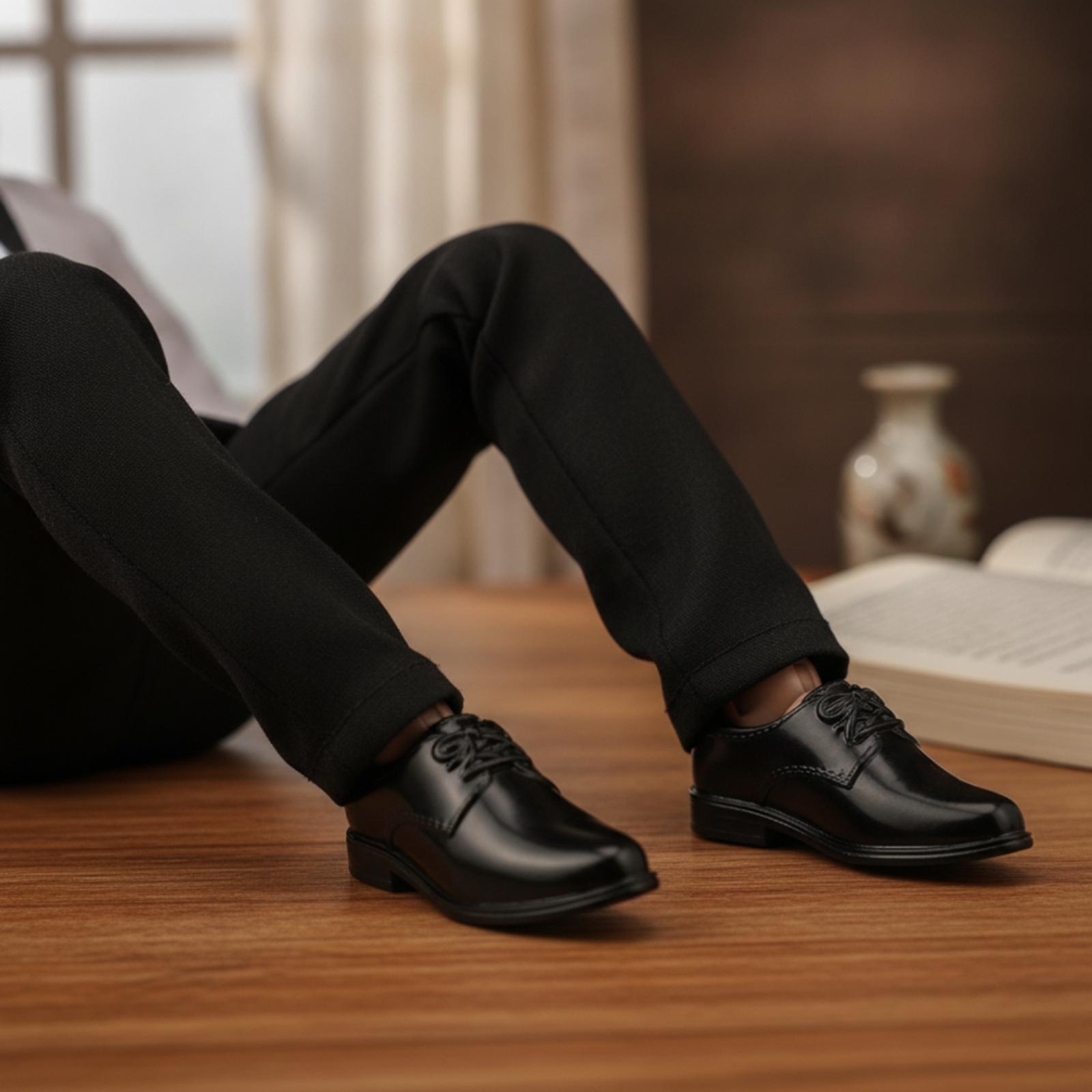 Scale - Men Formals & Ethnic Wear - أحذية أكسفورد رسمية مصغرة للرجال بتشطيب