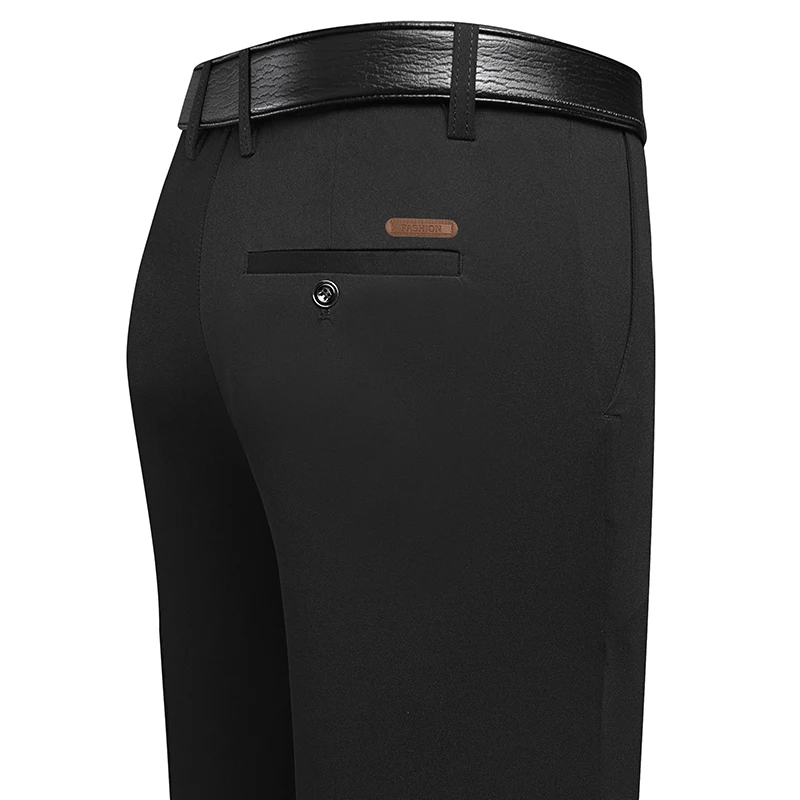 Men Formal Wear Summer - بنطلون رجالي طويل مستقيم الساق مع