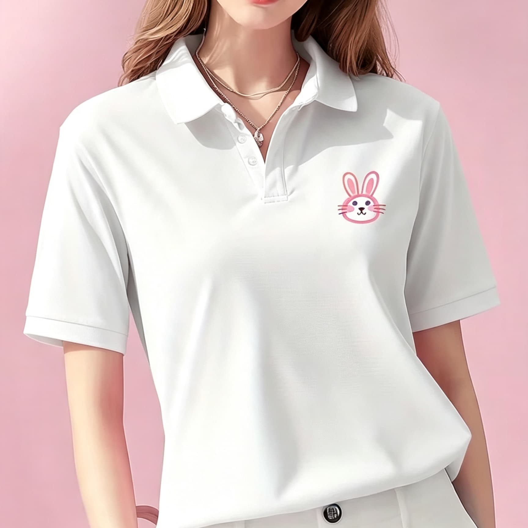 Men'S Polo Formal Wear - قميص بولو أسود للجنسين بياقة مطوية،