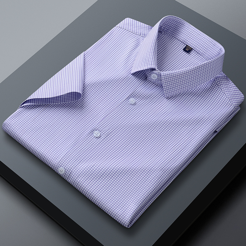 الرجال مريحة تنفس قصيرة الأكما - مراجعة Men Formal Wear Shop وسعره