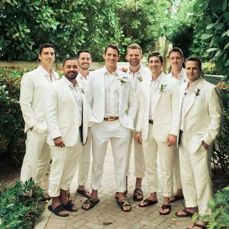 الكتان الزفاف سهرة للرجال الصي - مراجعة Men Formal Wear Summer وسعره