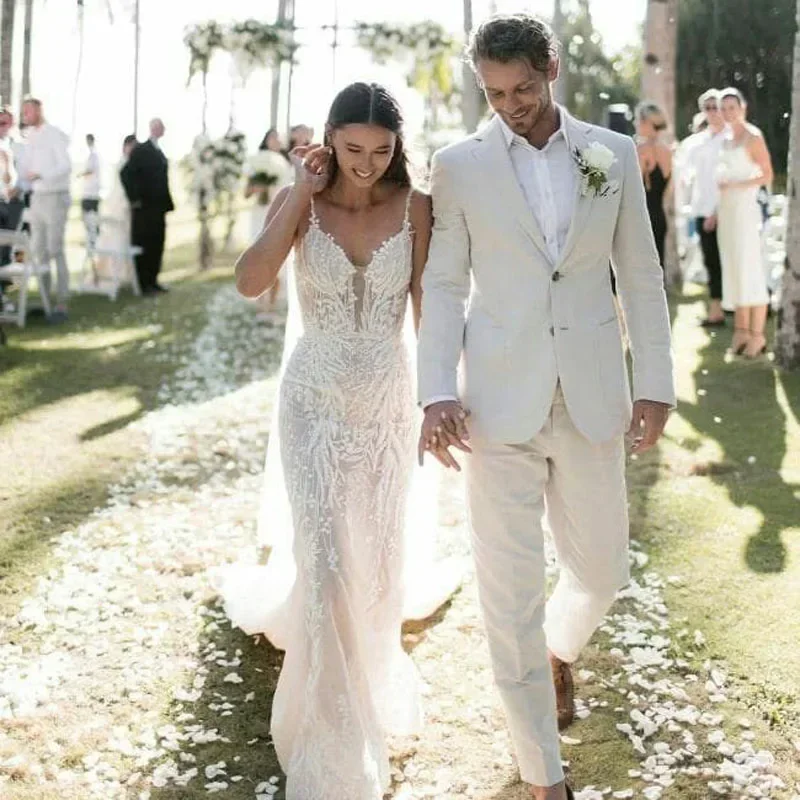 الكتان الزفاف سهرة للرجال الصي - مراجعة Men Formal Wear Summer وسعره