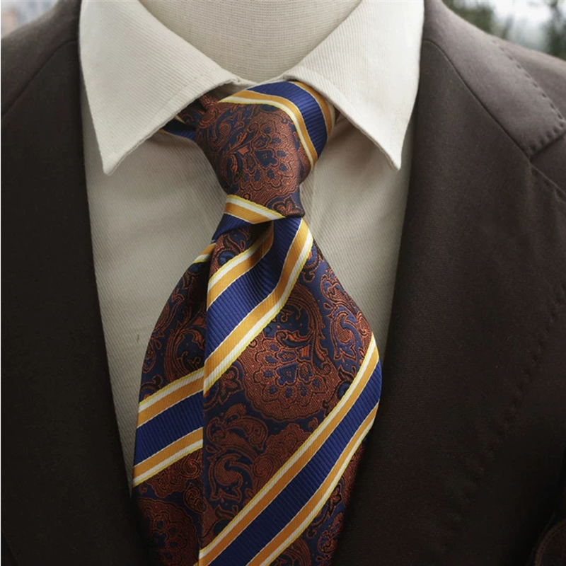 جديد عصري البحرية براون ربطات  - مراجعة Men'S Formal Wear Ties وسعره