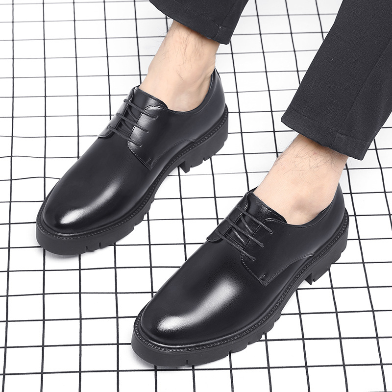أحذية رجالية رسمية سوداء من ال - مراجعة Formal Men Daily Wear Shoes وسعره