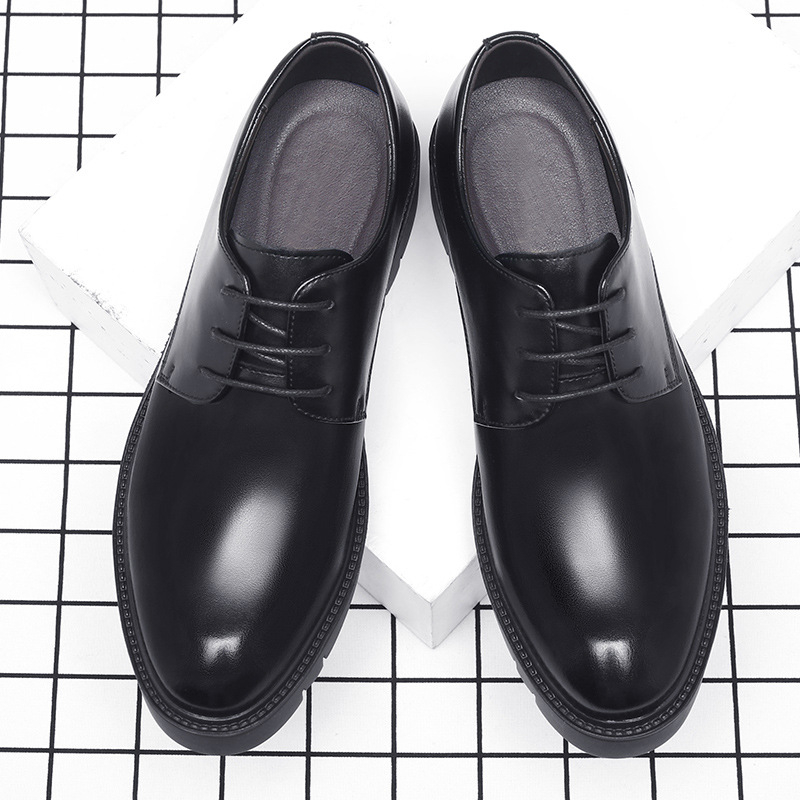 أحذية رجالية رسمية سوداء من ال - مراجعة Formal Men Daily Wear Shoes وسعره